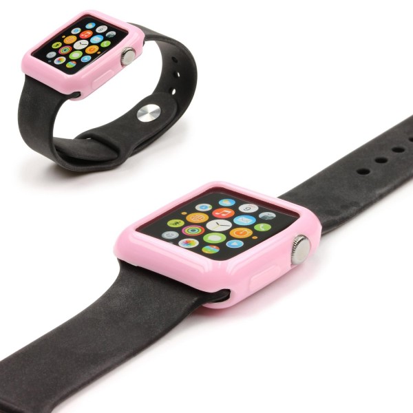 Urcover® Apple Watch 38mm Schutzhülle Silikon TPU Smart Watch Case Cover Silikon