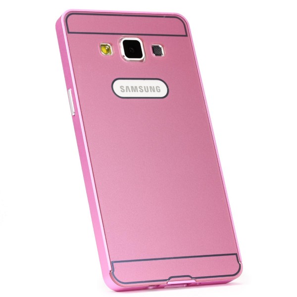 Urcover® Samsung Galaxy A3 (2015) Schutz Hülle Metall Bumper Case Cover Tasche