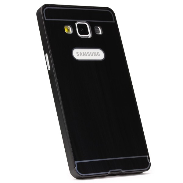 Urcover® Samsung Galaxy A7 (2015) Back Case Full Metal Series Handy Schutz Hülle Rahmen Bumper