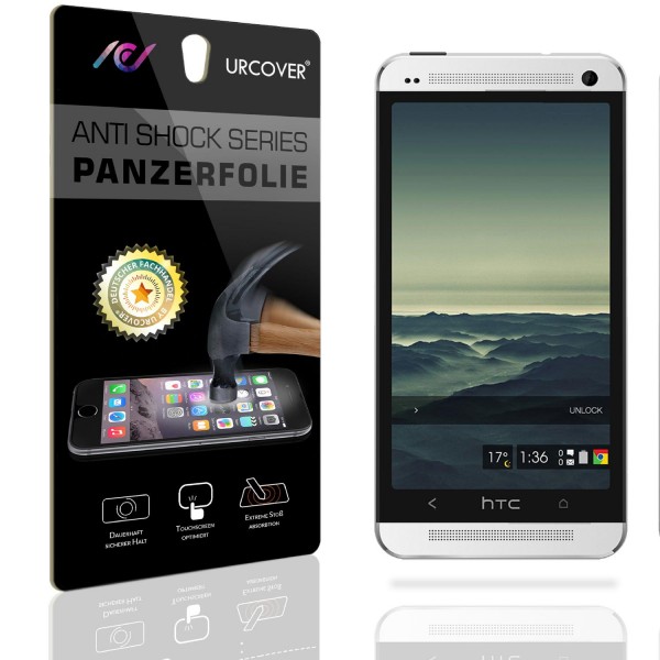 HTC One M7 Display Schutz Folie Ultra Klar PET Handy Schutzfolie Clear
