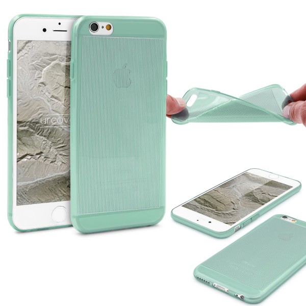 Urcover Apple iPhone 6 / 6s Back Case Transparente Design Schutzhülle Case Cover