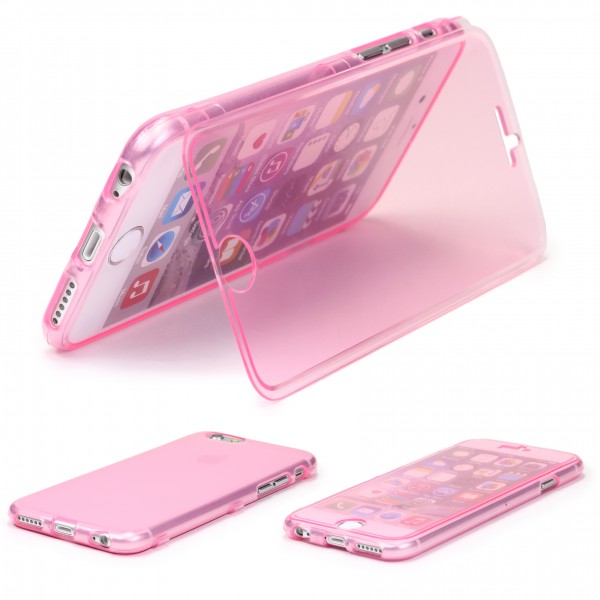 Apple iPhone 6 Plus 6s Plus Rundum Schutz Hülle 360 Grad Wallet Touch Case Cover