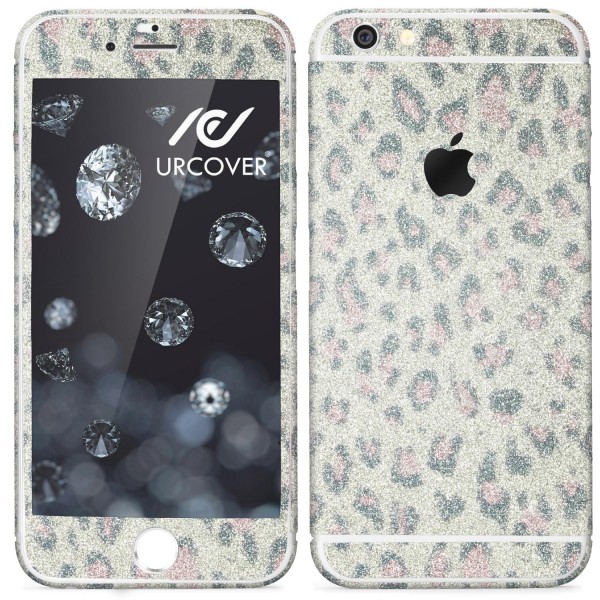 Apple iPhone 6 / 6s Glitzer Folie Diamond Design Handy Aufkleber Schutz Bling