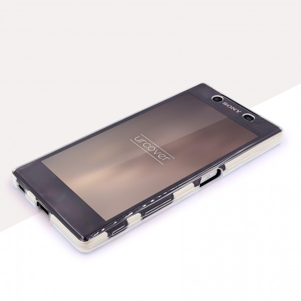 Sony Xperia Z5 Plus 360 GRAD RUNDUM SCHUTZ Metalloptik TPU Hülle Cover Case Etui
