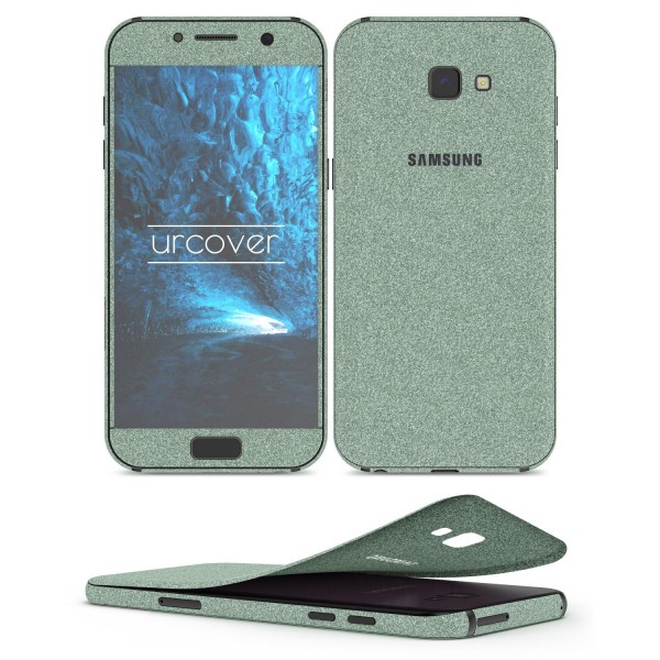 Samsung Galaxy A3 (2017) Glitzer Folie Aufkleben Regenbogen Farbig Diamond Bling