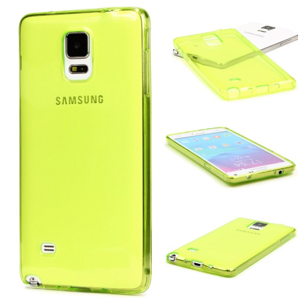 Urcover® Samsung Galaxy Note 4 Schutz Hülle Soft Silikon Case Cover Tasche Clear