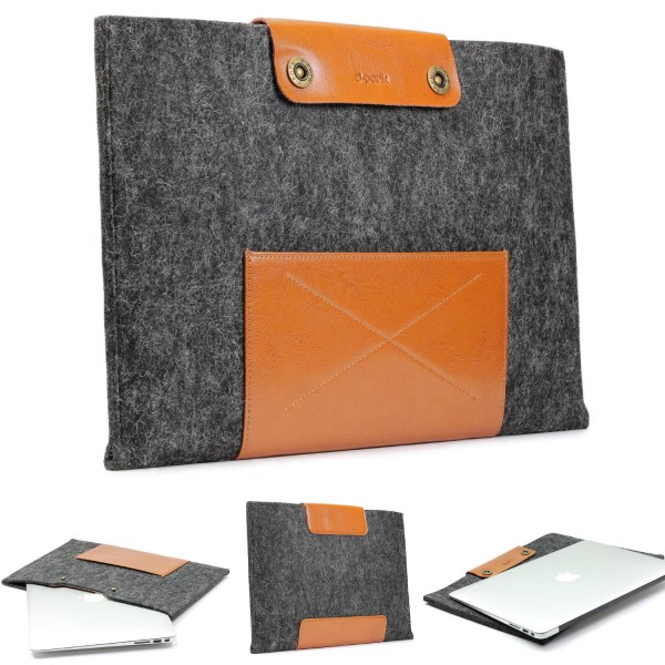 Urcover® Handmade Filz Mac-Book Pro Laptop Tasche 13,3 Zoll Sleeve