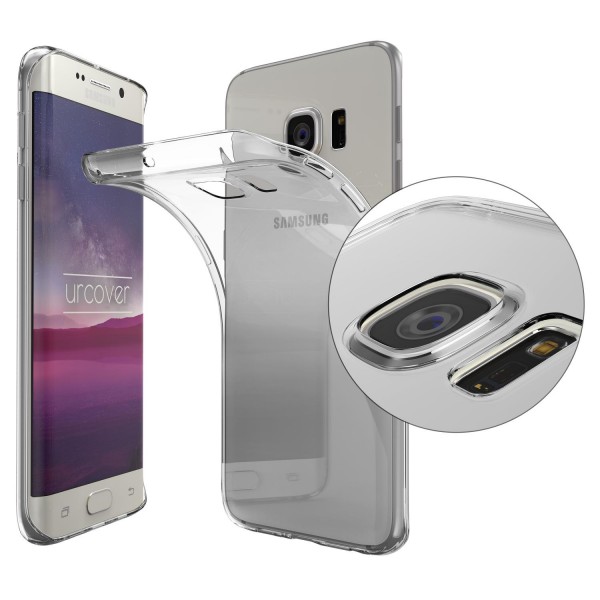 Samsung Galaxy S6 Edge TPU Case KAMERASCHUTZ Schutz Hülle Cover Schale Silikon