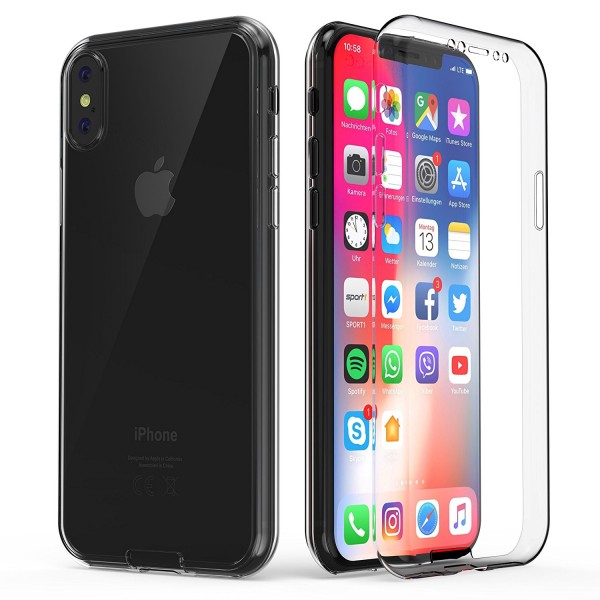 Urcover Apple iPhone XS Max Hülle Touch Case 3.0 unbreakable Case berühmt durch Galileo | Soft TPU Edition 360° Schale Rundum-Schutz Ultra Slim Handy-Cover ohne Punktmatrix in