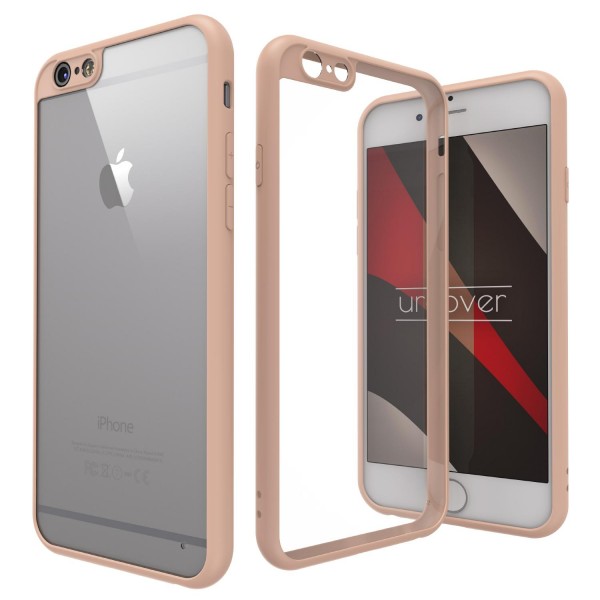 Urcover® Apple iPhone 6 / 6s Simply Back Cover Schale farbiger Rand Handyhülle
