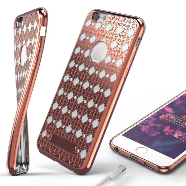 Urcover® Apple iPhone 6 / 6s Silikon Back Case Oriental Cover Schutzhülle Etui