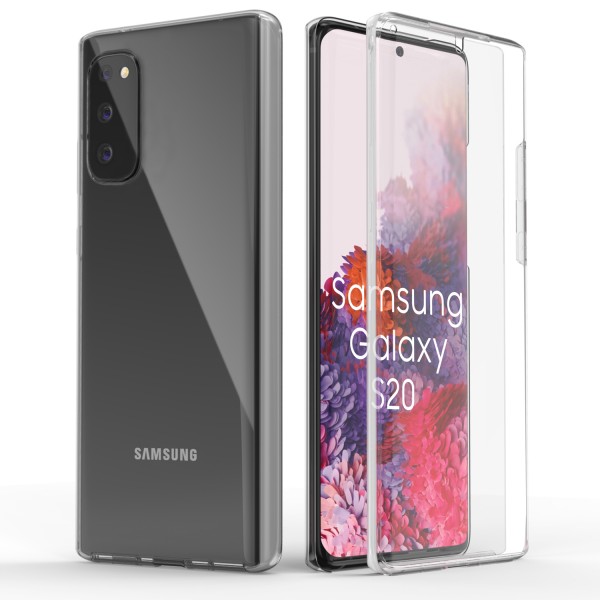 Samsung Galaxy S20 TPU 360 Grad Case TPU Hardcover backsides + Colorful Bumper Urcover