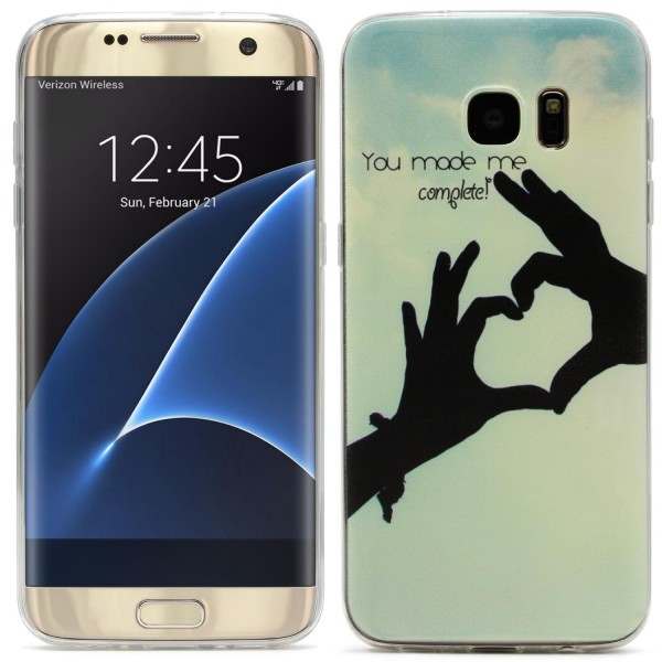 Samsung Galaxy S7 Edge Ultra Slim Soft Backcase Kamera Schutz Hülle Cover Case