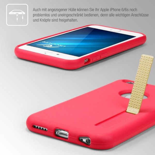 Urcover® Apple iPhone 6 Plus / 6s Plus Schutz Hülle mit Standfunktion Soft Case