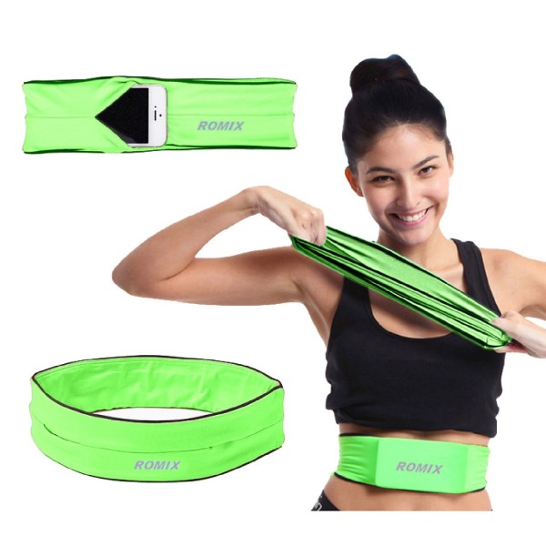 Urcover® Größe S Spandex elastischer Sport Lauf Gürtel mit Tasche Fitness Yoga