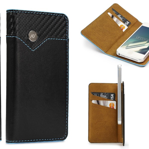 Urcover® Apple iPhone 6 / 6s Schutzhülle Kartenfach Wallet Flip Case Cover