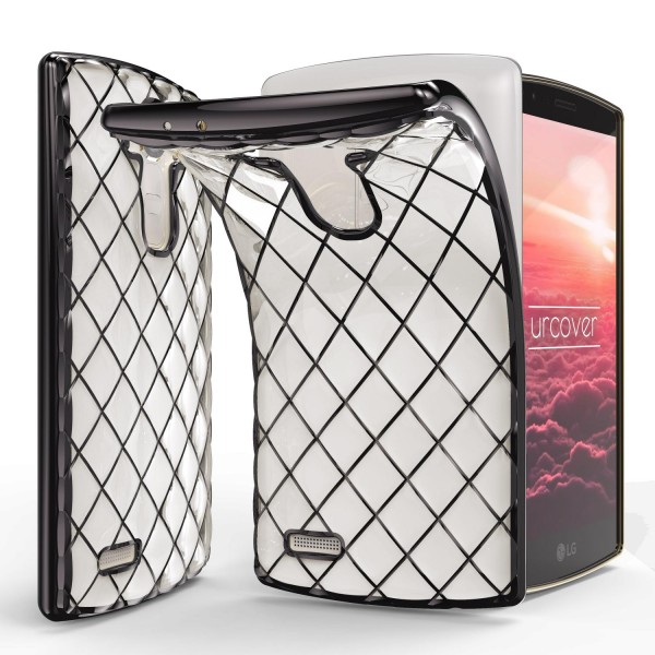 Urcover® LG G4 Schutz Hülle Quilted Diamond Design Case Cover Tasche Schale Etui