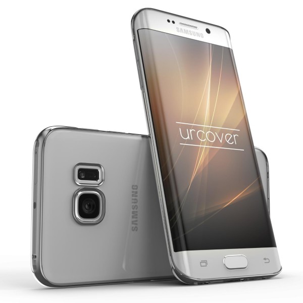 Urcover® Samsung Galaxy S6 Edge Plus Kunststoff Soft Back Case Cover Klar Bumper