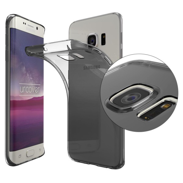 Samsung Galaxy S6 Edge TPU Case KAMERASCHUTZ Schutz Hülle Cover Schale Silikon