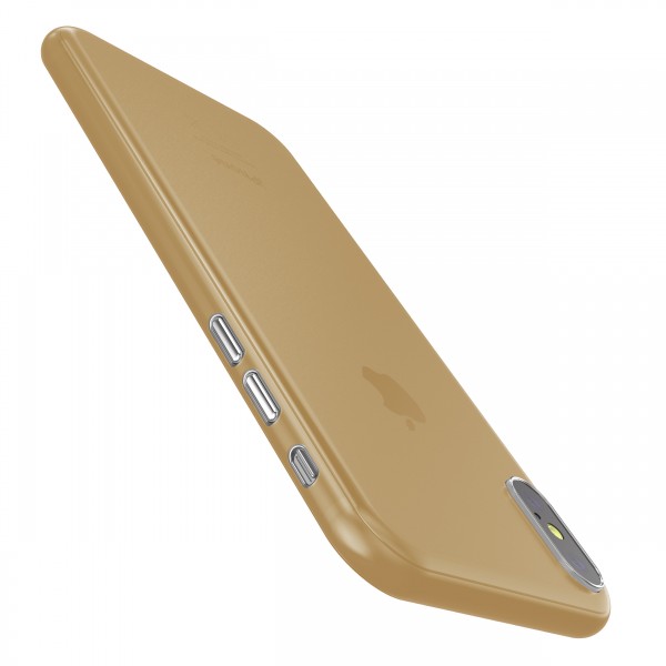 Urcover Apple iPhone X / XS ULTRADÜNN 0,3mm Hart Back Case Cover Etui transparent Hülle