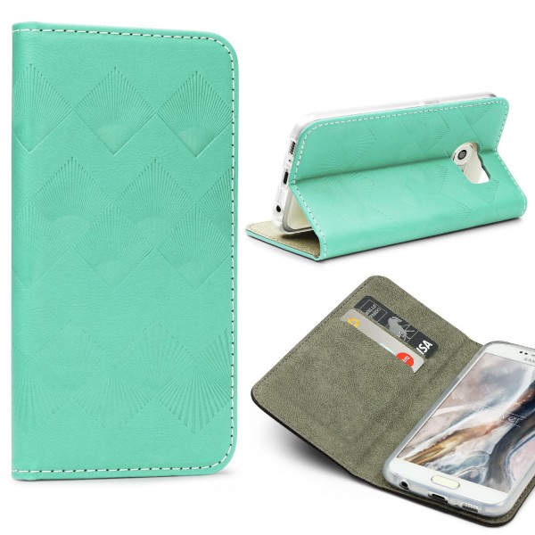 Urcover® Samsung Galaxy S6 Wallet Schutz Hülle Flip Case Cover Etui Schale