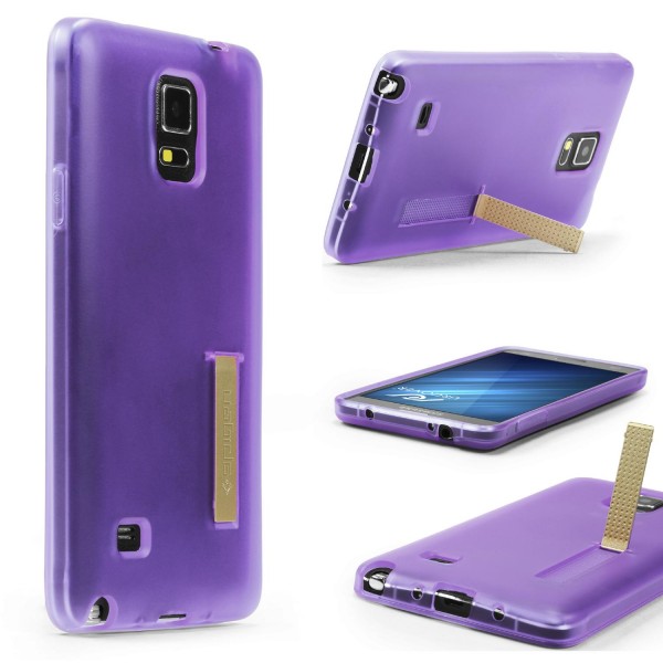 Urcover® Samsung Galaxy Note 4 Schutz Hülle mit Standfunktion Soft Case Cover