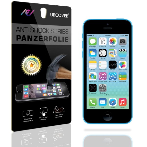 Apple iPhone 5c Display Schutz Folie Ultra Klar PET Handy Schutzfolie Clear