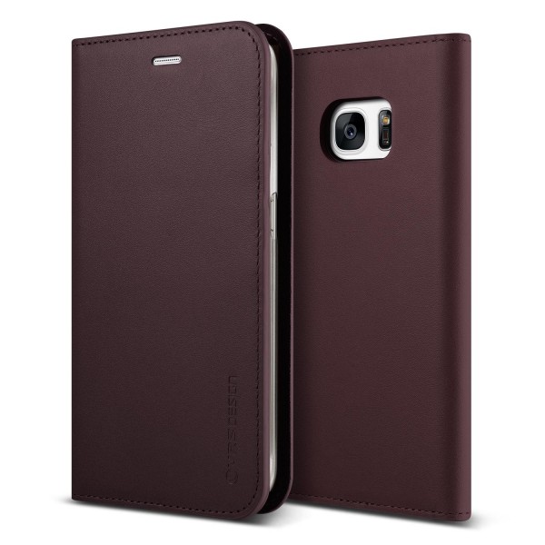 Urcover® Samsung Galaxy S7 Kunstleder Wallet Kartenfach Case Cover Etui Schale
