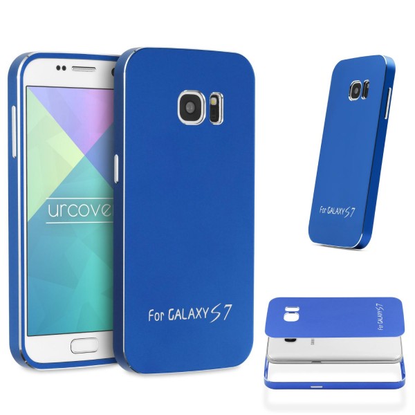 Urcover® Samsung Galaxy S7 Aluminium Schutz Hülle Back Case Cover Tasche Etui