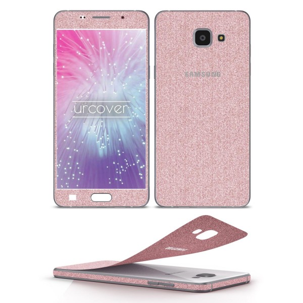 Samsung Galaxy A5 (2016) Glitzer Folie Aufkleben Regenbogen Farbig Diamond Bling