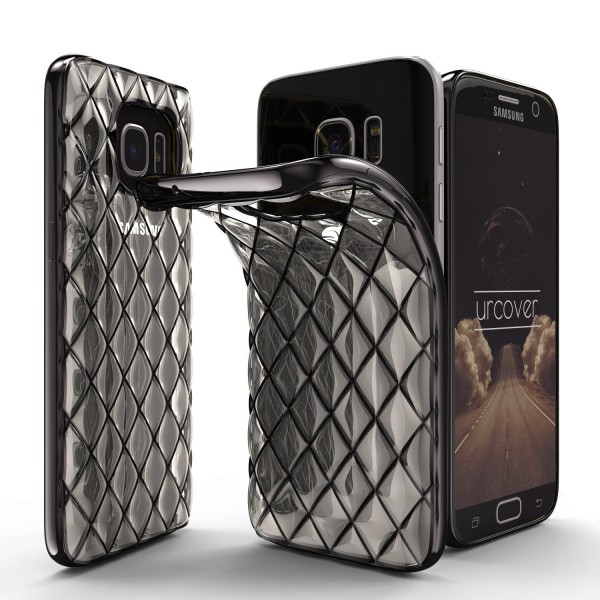 Urcover® Samsung Galaxy S7 Schutz Hülle Quilted Diamond Design Case Cover