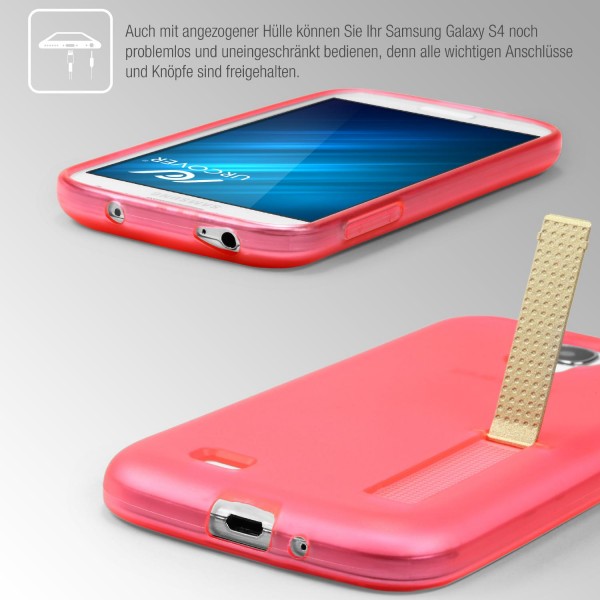 Urcover® Samsung Galaxy S4 Schutz Hülle mit Standfunktion Soft Case Cover Etui