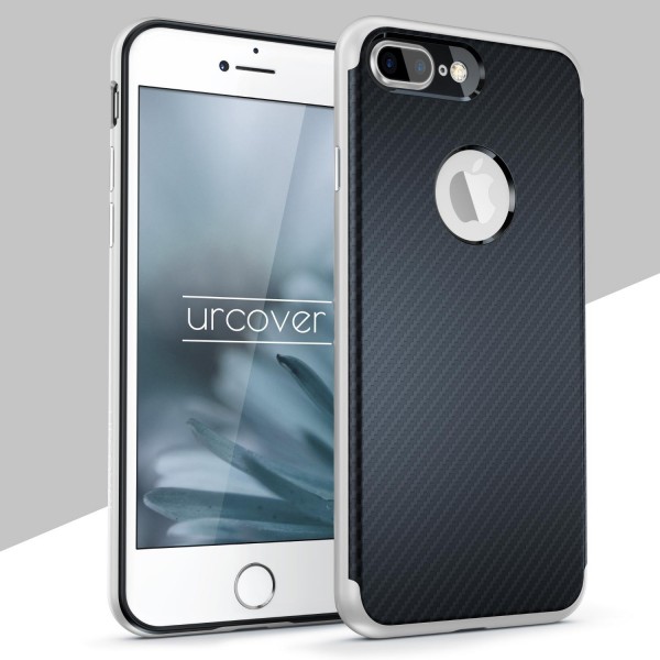 Apple iPhone 7 Plus Carbon Optik Back Case PC Handy Schutz Hülle Cover Bumper