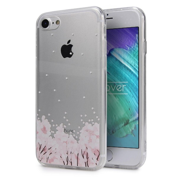 Apple iPhone 7 TPU Schutzhülle Mandala Muster klar Silikon felxible dünn Schale