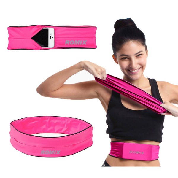 Urcover® Größe XL Spandex elastischer Sport Lauf Gürtel mit Tasche Fitness Yoga