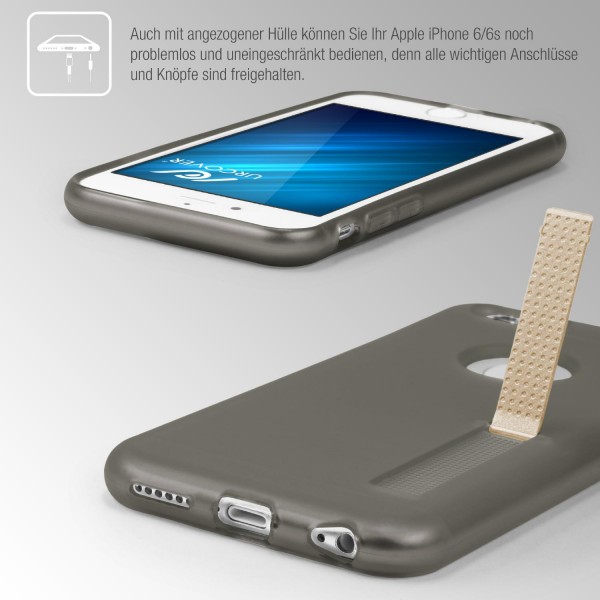 Urcover® Apple iPhone 6 Plus / 6s Plus Schutz Hülle mit Standfunktion Soft Case