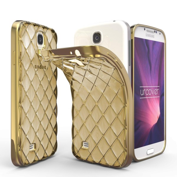 Urcover® Samsung Galaxy S4 Schutz Hülle Quilted Diamond Design Case Cover