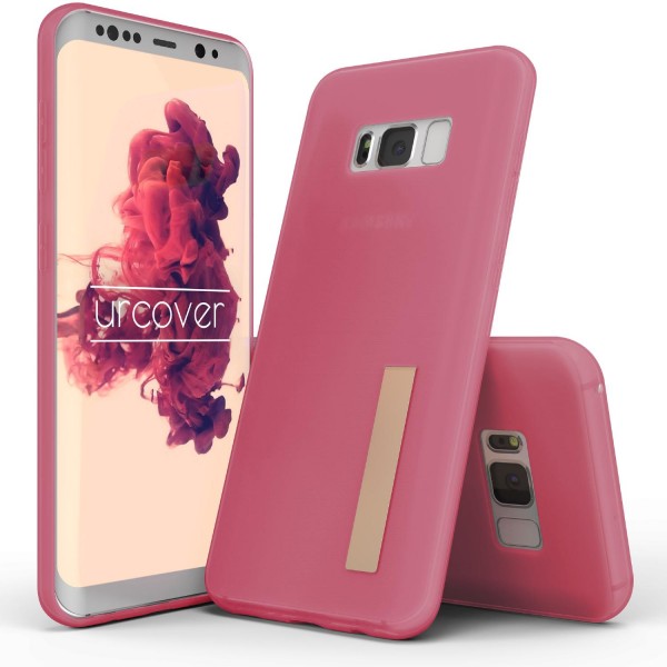 Urcover® Samsung Galaxy S8 Plus TPU Case Standfunktion Schutz Hülle Cover Case Etui Schale