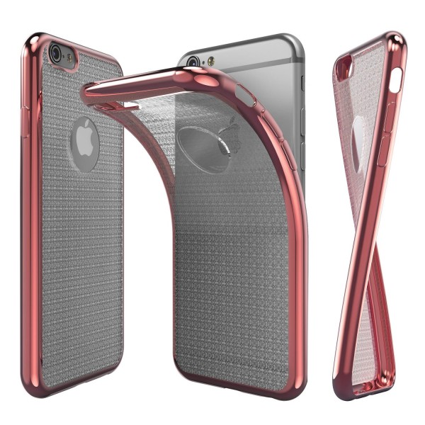 Urcover® Apple iPhone 6 / 6s Schutz Hülle [Spiegelrand] Back Cover