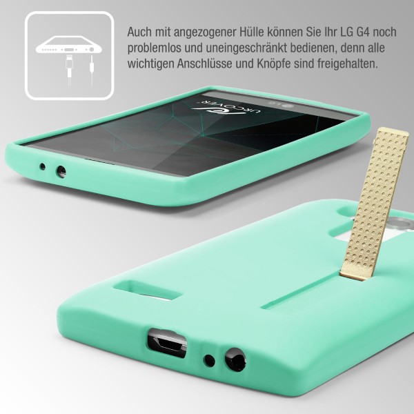 Urcover® LG G4 Schutz Hülle mit Standfunktion Soft Case Cover Schutz Schale Etui