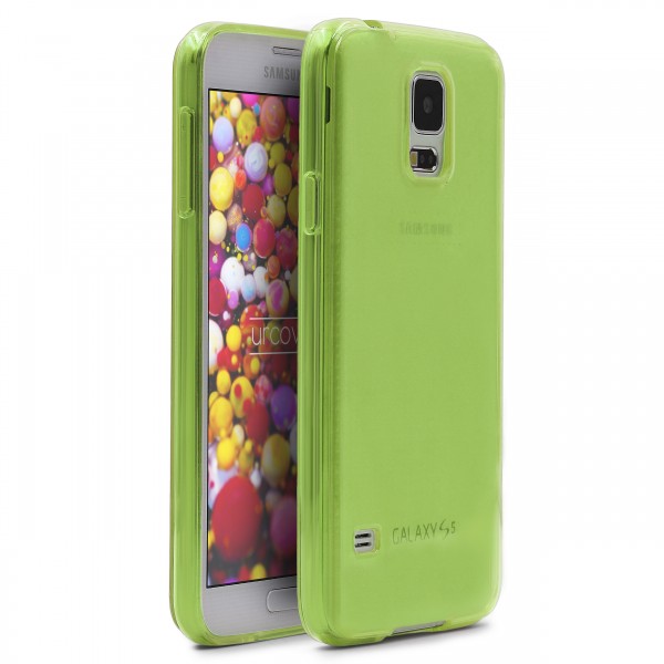 Urcover® Samsung Galaxy S5 Schutz Hülle Soft Silikon Case Cover Tasche Clear