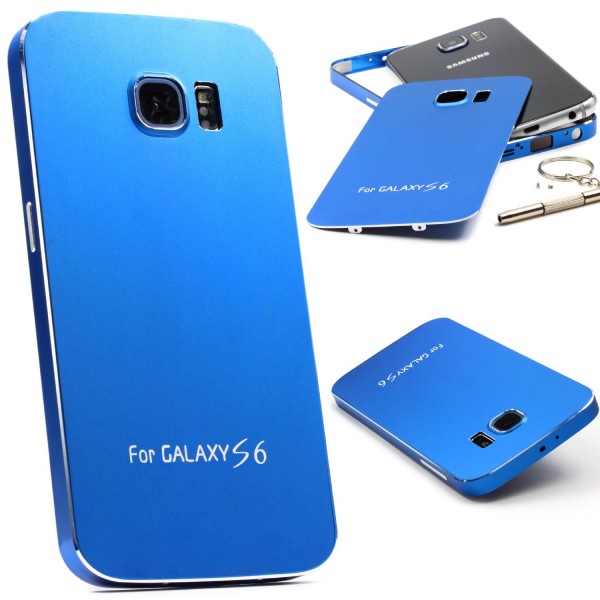 Urcover® Samsung Galaxy S6 Aluminium Schutz Hülle Back Case Cover Tasche Etui