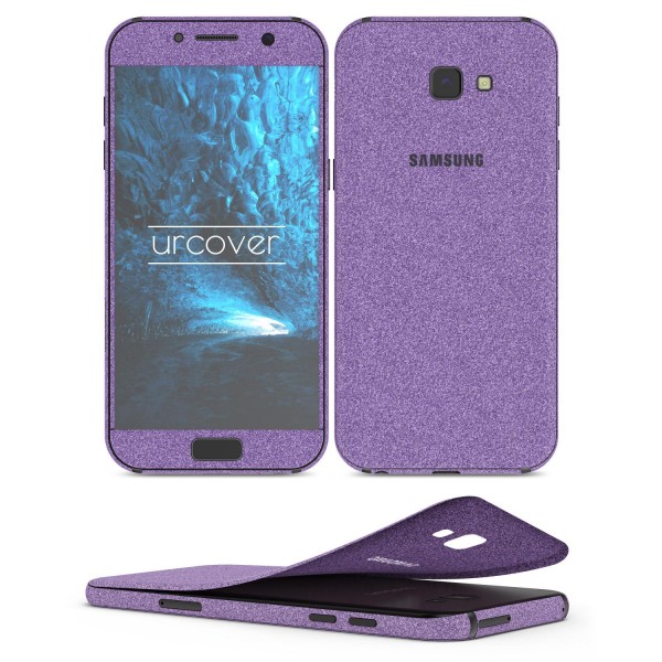 Samsung Galaxy A3 (2017) Glitzer Folie Aufkleben Regenbogen Farbig Diamond Bling