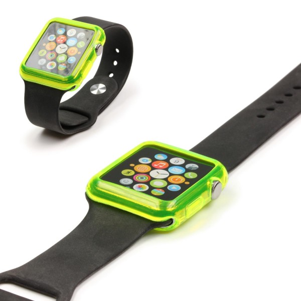 Urcover® Apple Watch 38mm Schutzhülle Silikon TPU Smart Watch Case Cover Silikon