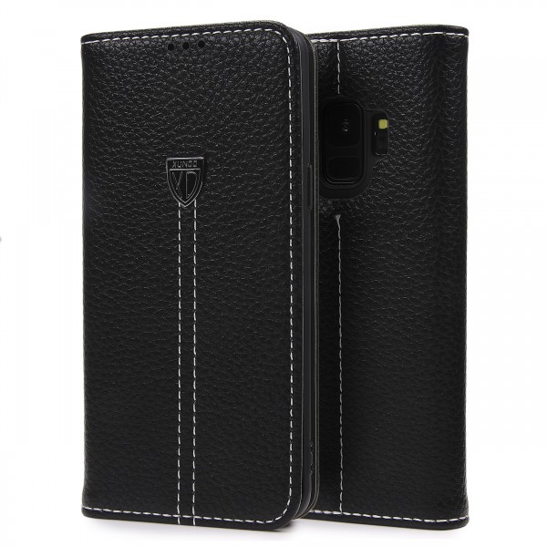 Handy Schale für Samsung Galaxy S9 Schutz Hülle Case Cover Wallet Flip Etui