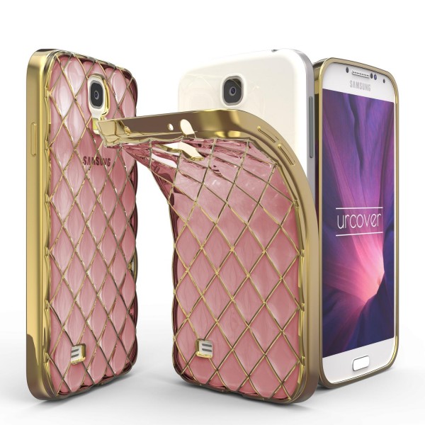 Urcover® Samsung Galaxy S4 Schutz Hülle Quilted Diamond Design Case Cover