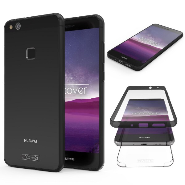 Urcover Huawei P10 Lite Touch Case 2.0 Hard Edition berühmt durch Galileo Rundum 360° Crystal Clear Schutzhülle