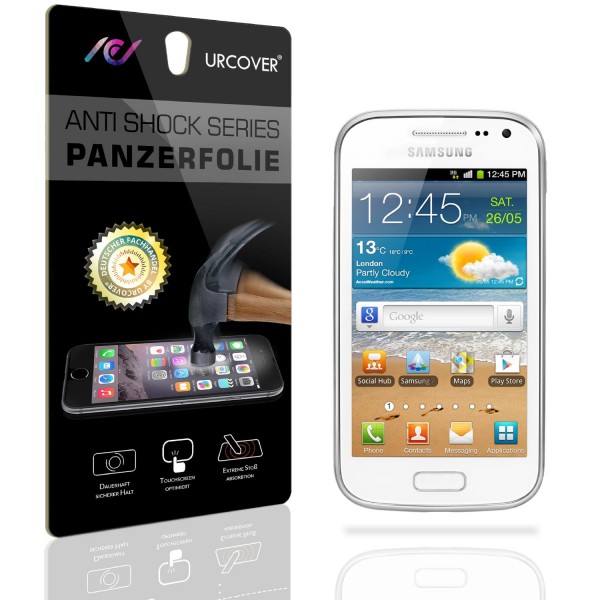 Samsung Galaxy Ace 2 Display Schutz Folie Ultra Klar PET Handy Schutzfolie Clear