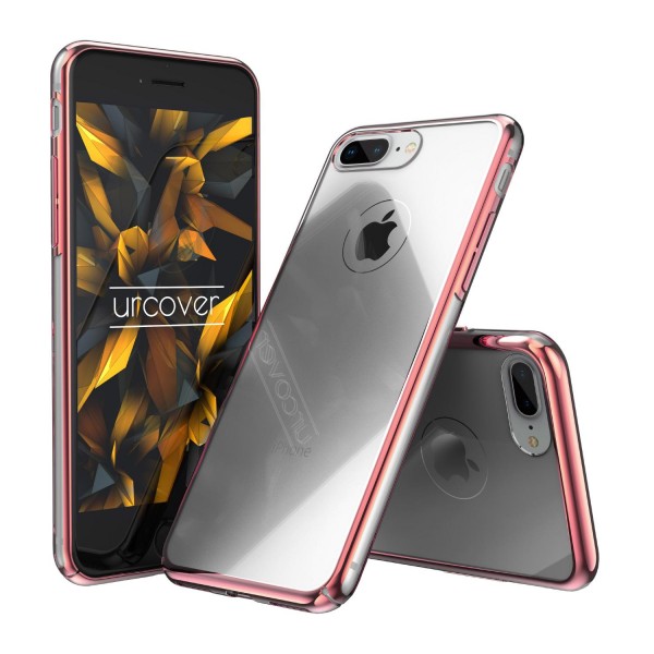 Urcover® Apple iPhone 7 Plus Kunststoff Soft Back Case Cover Klar Bumper Etui