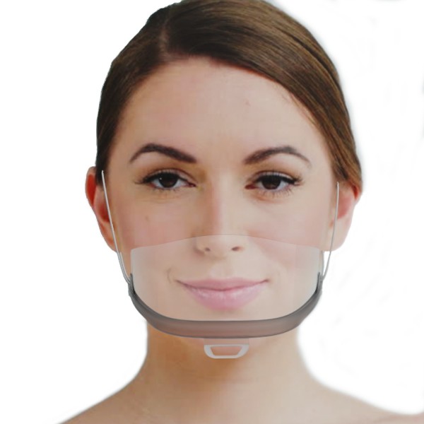 Urhome Gesichtsvisier aus Kunststoff | Schutzvisier | Universal Gesichtsschutz | Visier zum Schutz vor Flüssigkeiten | Face Shield für Mund Nase